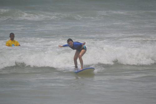 Riding the white water