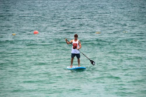 SUP paddle boarding